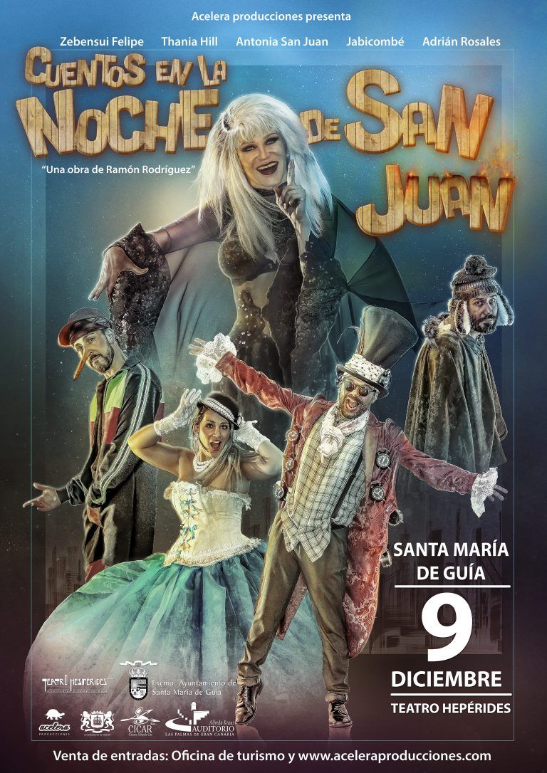 S. Mª DE GUÍA: Últimas entradas para la comedia ‘Cuentos en la noche de San Juan’ que protagoniza la actriz Antonia San Juan en el Teatro Hespérides
