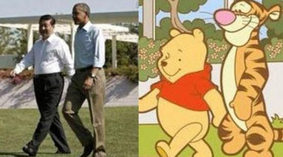 Prohibido disfrazarse de 'Winnie the Pooh' para no ofender al presidente de China 1 chino obama