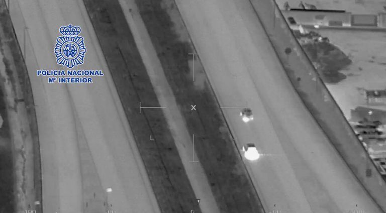 Dos hombres detenidos tras una persecución por la M-40 a bordo de un vehículo robado