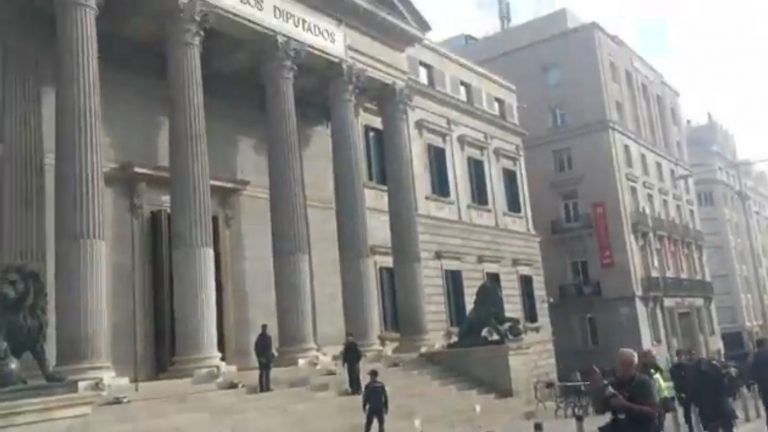 Evacuado el Congreso de los Diputados... por un simulacro de emergencia