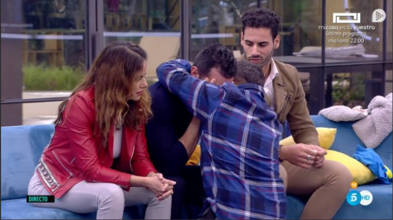 'GH VIP 6': Suso rompe a llorar tras la expulsión de Aurah