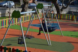 El recién finalizado parque infantil de Puxeiros, escenario de la programación de Navidad 4 DSC 0393