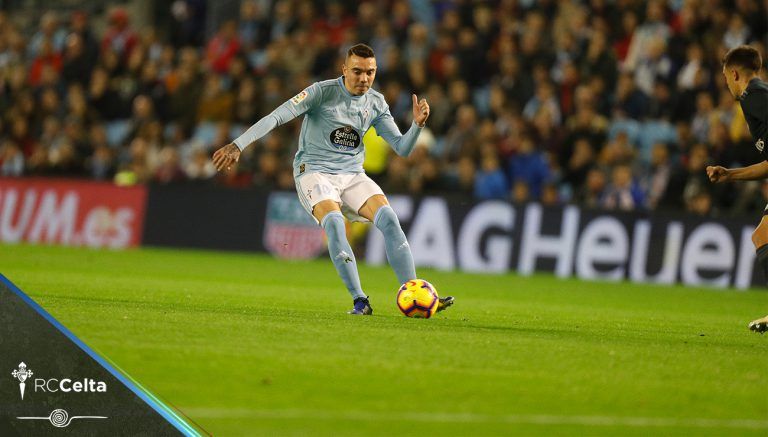 Iago Aspas estará en torno a un mes de baja por una lesión muscular