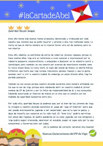 Diego Gago: “Viajar en avión es el único gesto que habla de Sánchez y no su forma de gobernar” 3 Carta Vigo 2