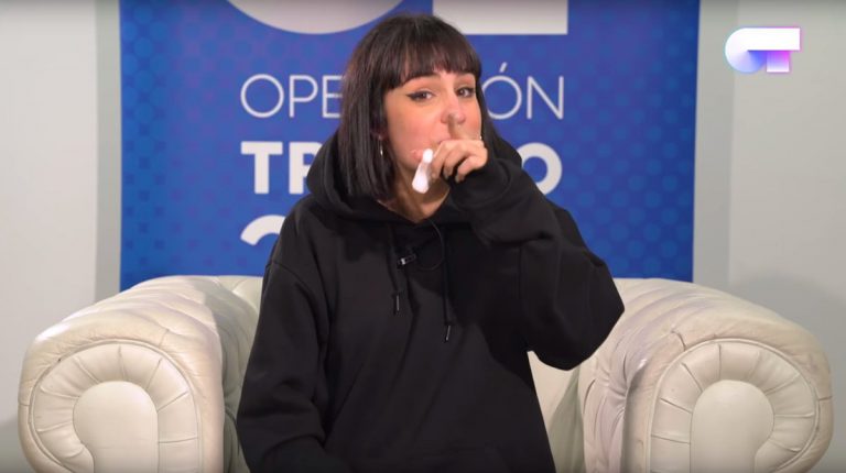 La reacción de Natalia al quedar fuera de Eurovisión