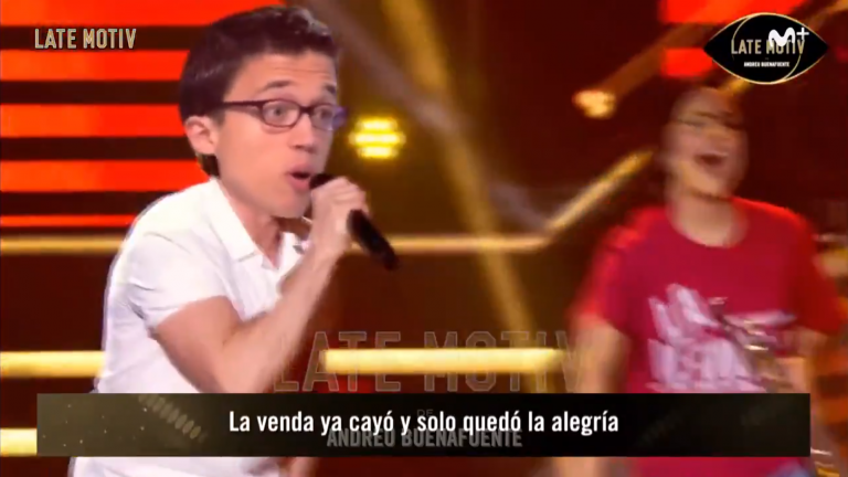 La parodia de 'Late Motiv' con Errejón y la canción de Eurovisión