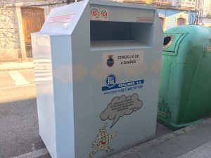 El Concello de A Guarda instala 5 contenedores de recogida de ropa usada 2 NP 10012019 O Concello da Guarda instala 5 contedores de recollida de roupa usada 3