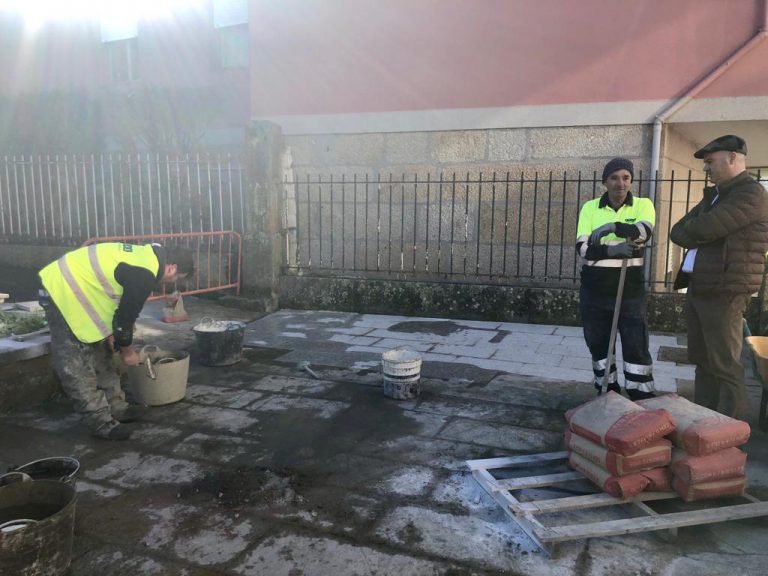 El Concello de Bueu comienza los trabajos de mejora integral del Parque Ramal dos Galos