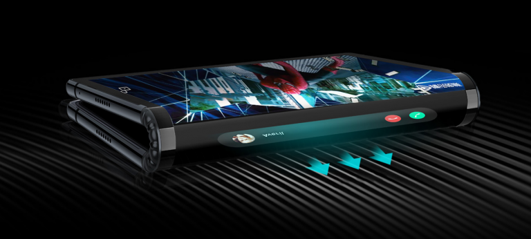 Así es el teléfono móvil que se puede plegar