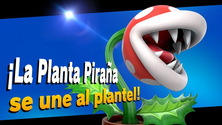 Ya puedes luchar con la Planta Piraña en Super Smash Bros. Ultimate