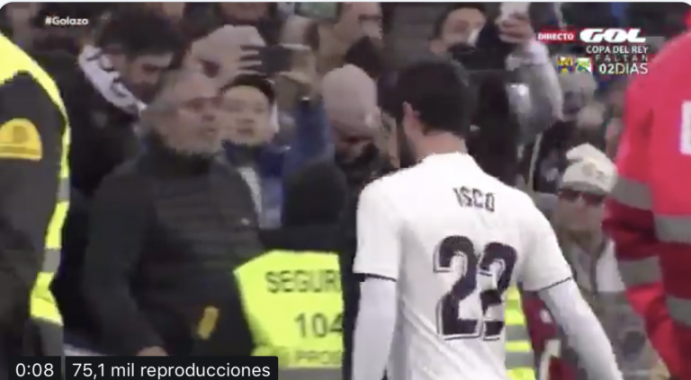 El feo gesto de Isco con Chendo que se ha vuelto viral