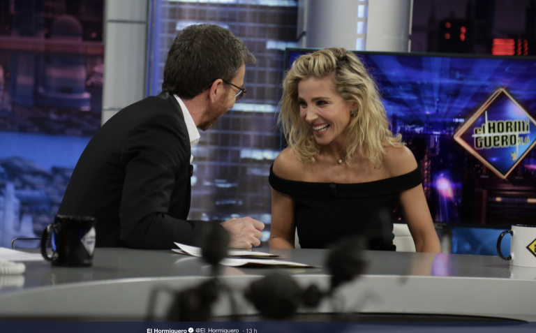 Así fue la romántica aparición de Elsa Pataky en 'El Hormiguero'