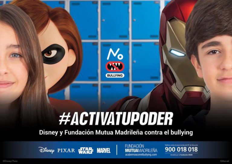Superhéroes y personajes Disney ayudarán a menores testigos de acoso a luchar contra el 'bullying'