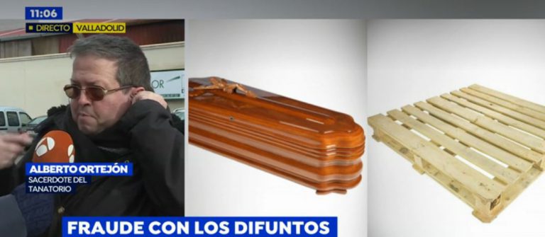 Los dueños de la funeraria 'El Salvador' podrían haber usado palés o cajas de cartón para incinerar difuntos