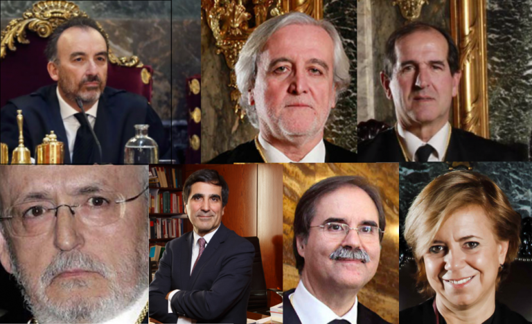 Estos son los siete magistrados que juzgarán el 'procés'