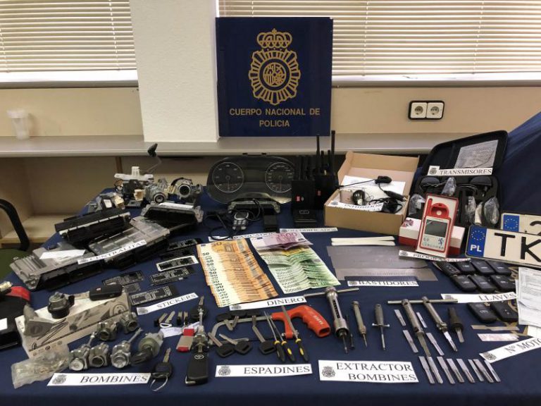 Así operaba la banda que robaba vehículos en Madrid y los vendía en Polonia