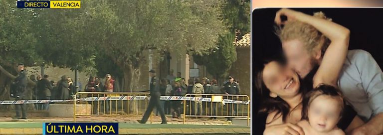 Policías y psicólogos en el entierro de los dos hermanos asesinados en Godella