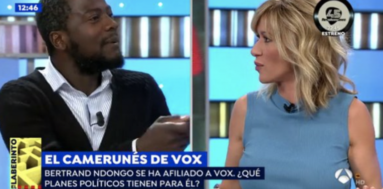 El duro cara a cara entre Susanna Griso y 'El negro de Vox'