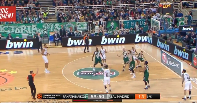 Así fue el impresionante triple de Rudy Fernández que le dio la victoria al Madrid en el último segundo