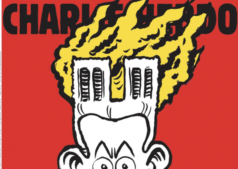 La polémica portada de Charlie Hebdo tras el incendio de Notre Dame