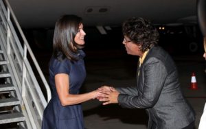 Doña Letizia aterriza