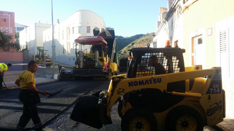 S. Mª. DE GUÍA: El próximo lunes culminan las obras de reasfaltado en San Roque