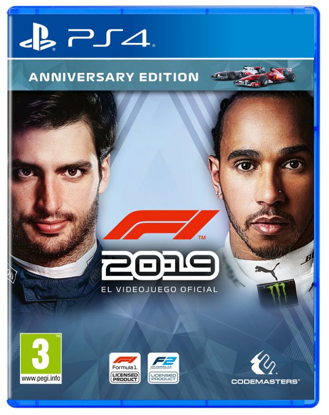 F1 2019 tendra a Carlos Sáinz en portada y nos muestra un nuevo vídeo con 2 pilotos míticos 1 F12019 ANNIVERSARY P4 2D ESP