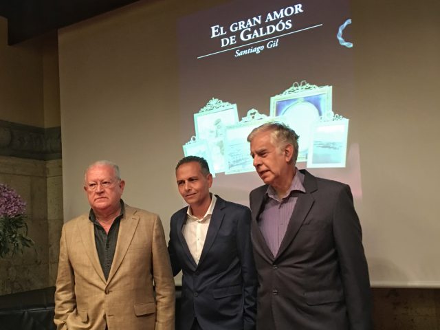 Marcelo Gil y Cueto antes de la presentación de El gran amor de Galdós.