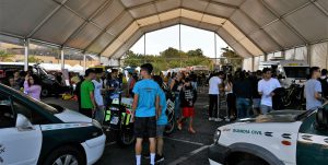 Zona de los Cuerpos de Seguridad en la IV Muestra de Profesiones y Vocaciones de Mogán