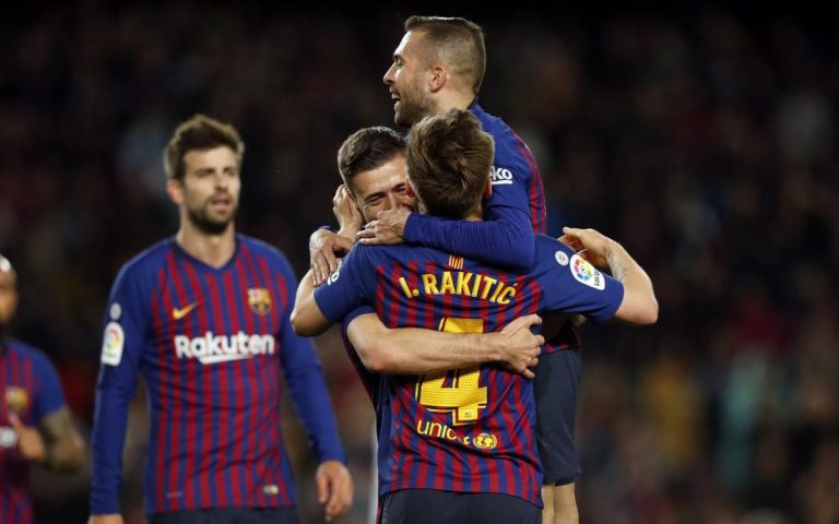 Lenglet y Jordi Alba acercan al Barça al título