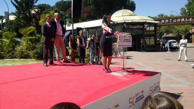 Alaska amadrina la celebración de los 50 años del Parque de Atracciones de Madrid 2 20190515 114211