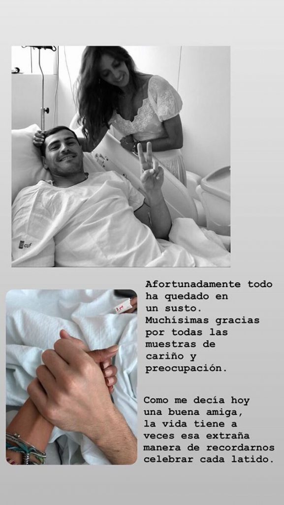 Sara Carbonero desvela la fecha en la que será dado de alta Iker Casillas 1 sara carbonero instagram