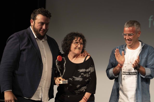 Lorenza Machin 2 Estrella a la actriz Gala Clausura Festivalito XIV foto Virginia Park 1