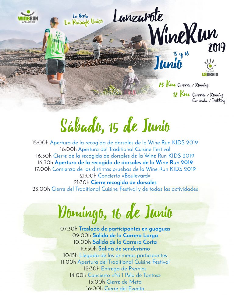  La ‘XI Lanzarote Wine Run & Traditional Cuisine Festival’ arranca a las 16.00 horas de mañana sábado en Uga