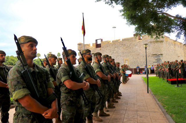 Acto de Arriado de Bandera simultáneo en las ocho islas del Archipiélago Canario. 1 arriado las palmas 1