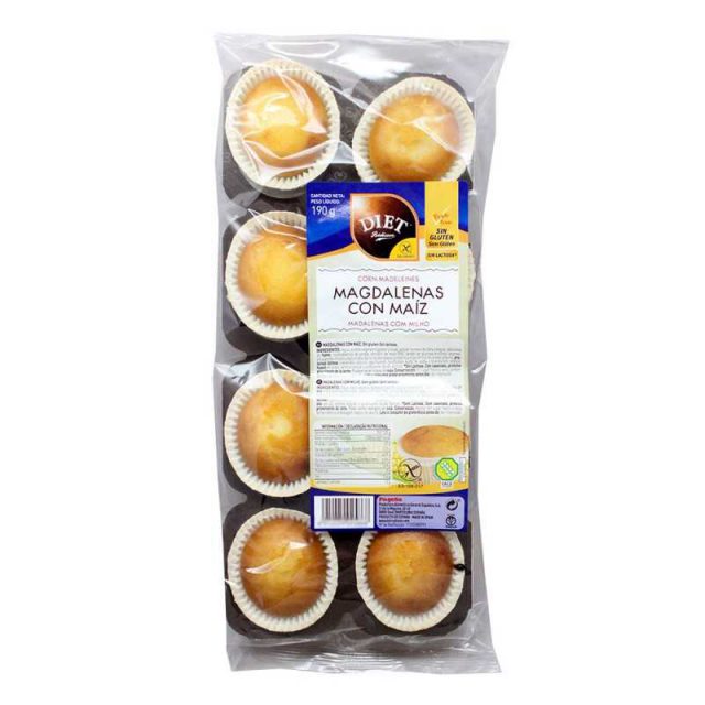 diet radisson magdalenas de maiz sin gluten 190g