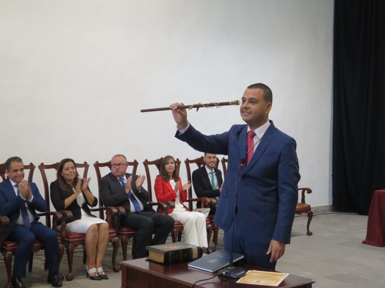 Pedro Rodríguez fue proclamado hoy Alcalde de Santa María de Guía, por tercera vez, donde gobernará con mayoría absoluta
