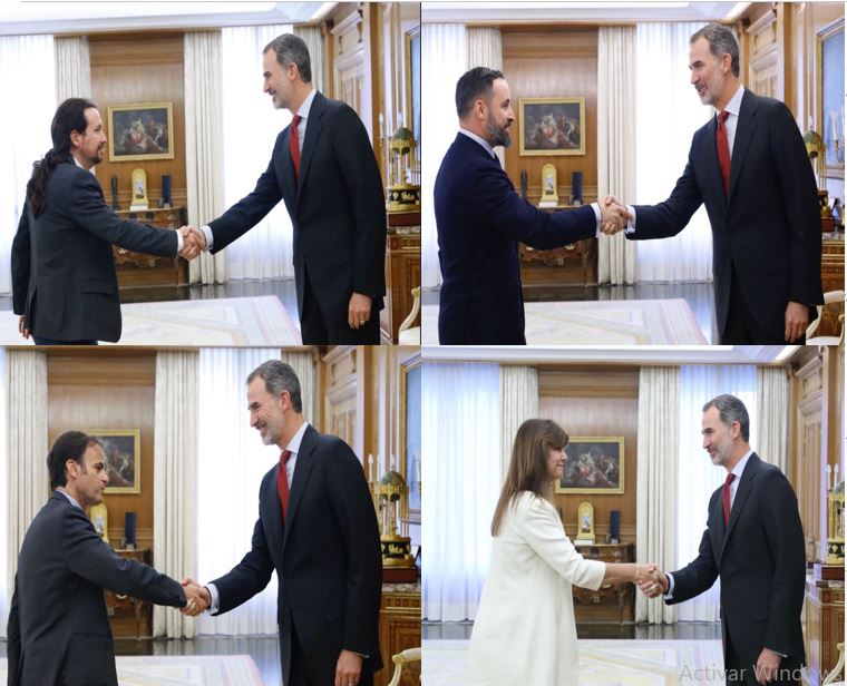 El Rey continúa la ronda de contactos para la investidura de Pedro Sánchez