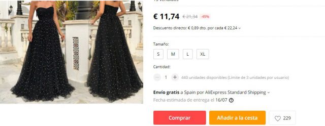 Encuentran el vestido que lució Anabel Pantoja en la boda de Belén Esteban a 12€ en AliExpress 3 vestido pantoja aliexpress
