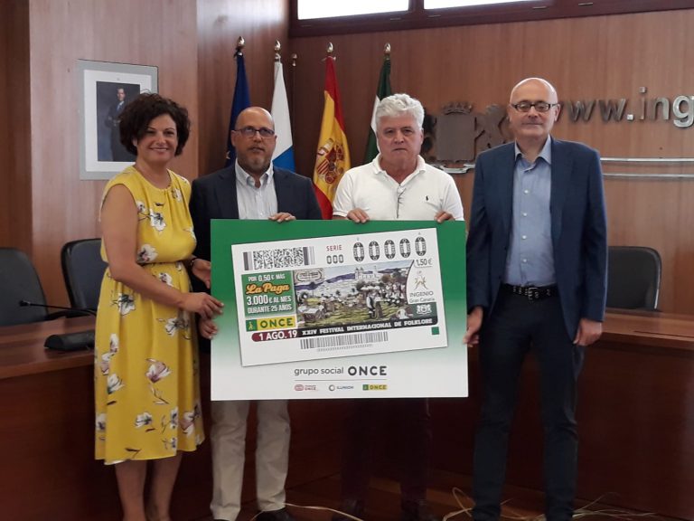 El XXIV Festival Internacional de Folklore Villa de Ingenio llena de música tradicional el cupón de la ONCE