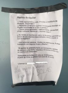 El polémico anuncio de un albañil asturiano que ha sido criticado por "machista" 1 Fotografía de 'El Comercio'