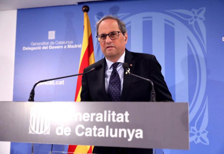 Quim Torra llama a Pedro Sánchez pero no le coge el teléfono
