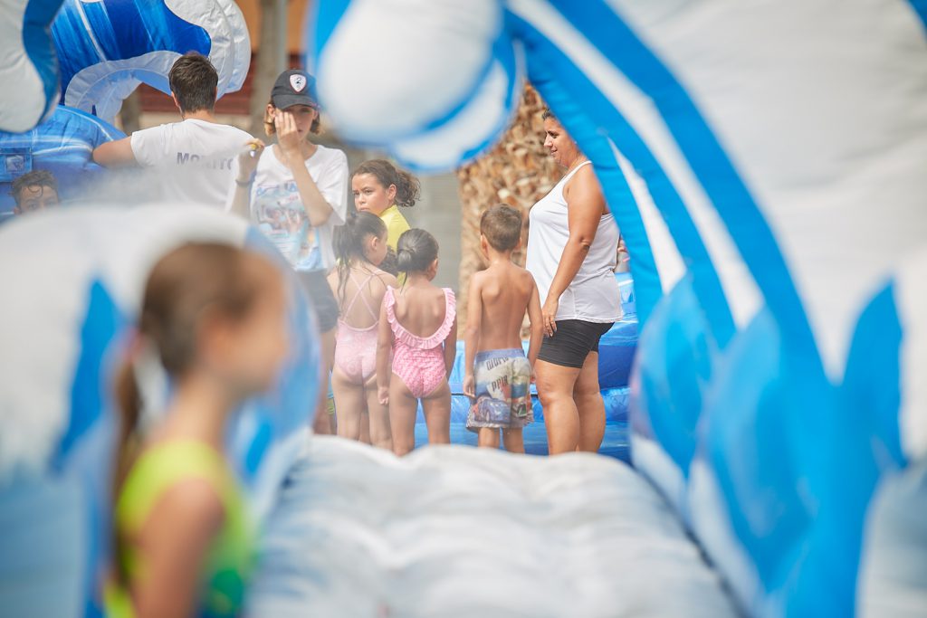 Tobogán de delfines