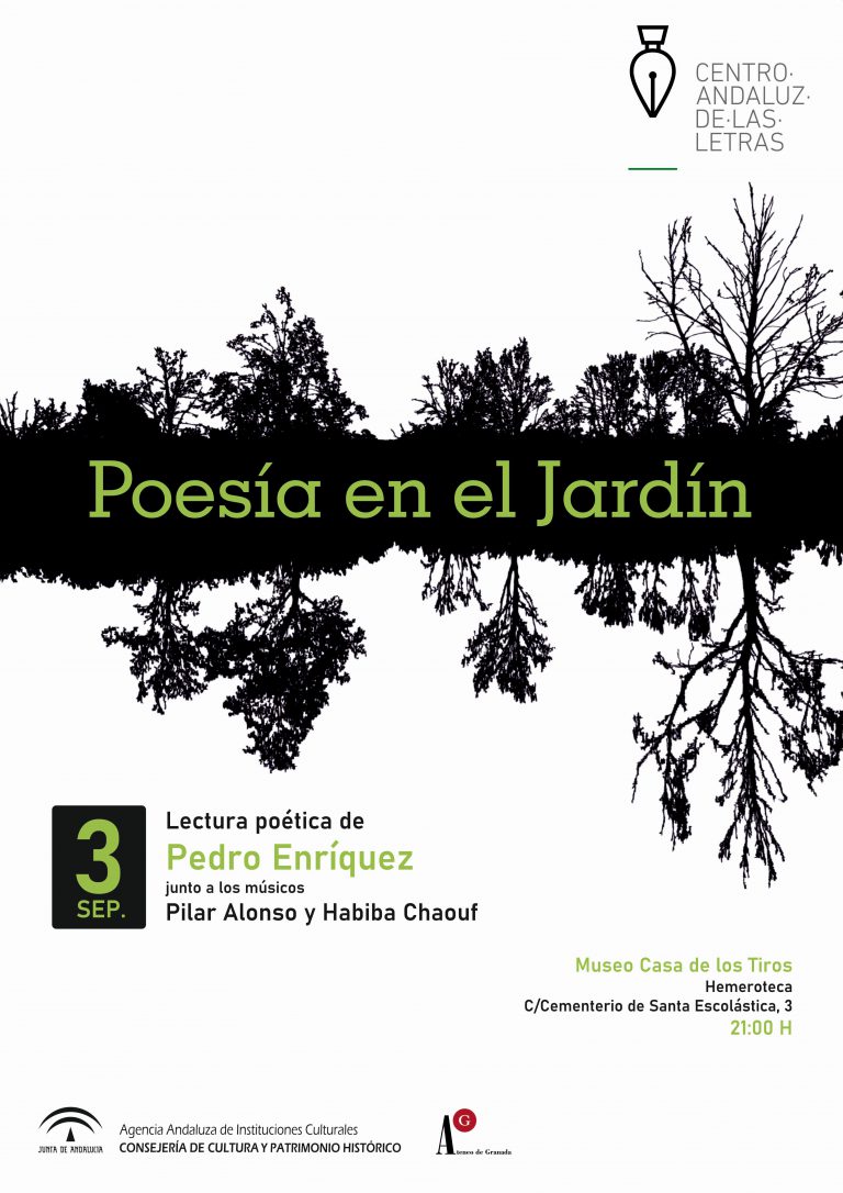 El poeta Pedro Enríquez abrirá el ciclo de 'Poesía en el Jardín'