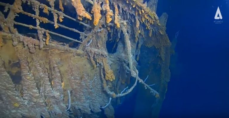 Exploradores submarinos captan imágenes del Titanic en 4K y confirman su deterioro