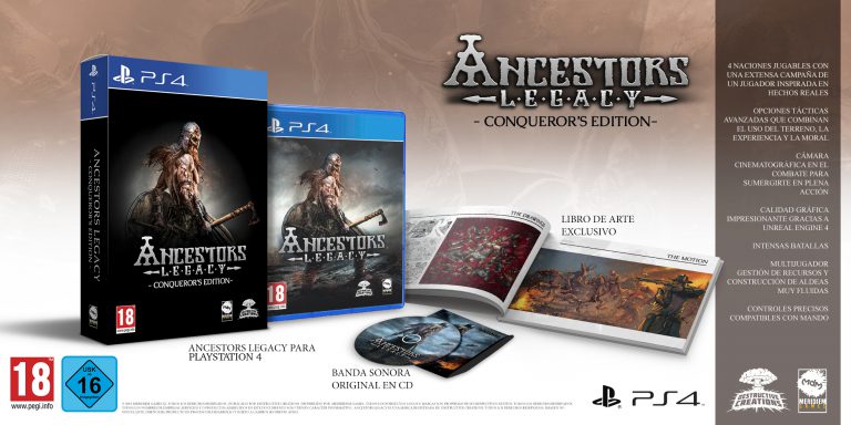 Meridiem Games lanza en físico Ancestors Legacy Conqueror's Edition para PS4