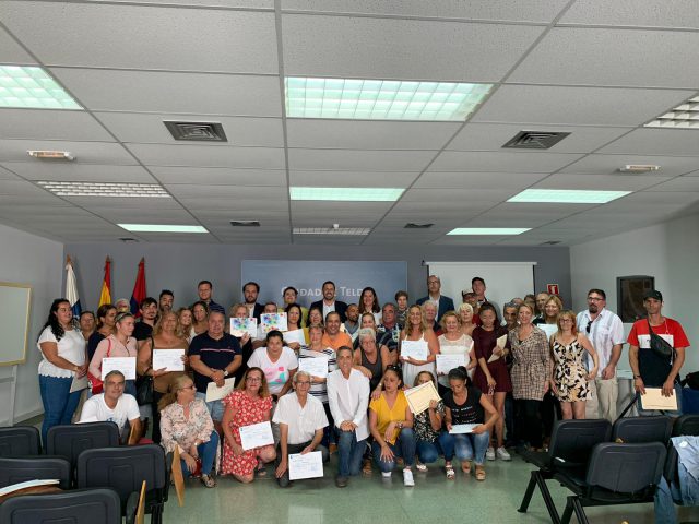 Durante la entrega de diplomas 2