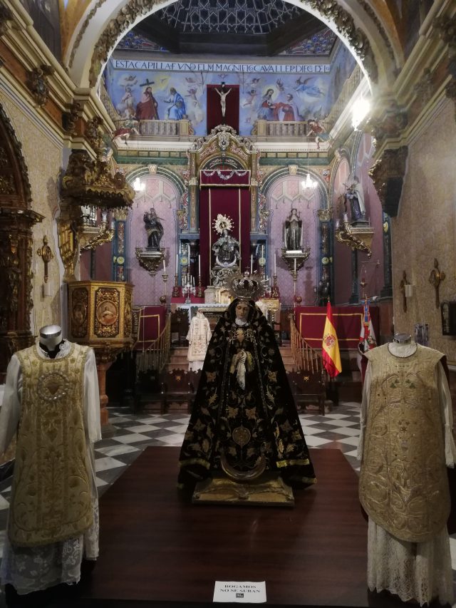 Un museo en la clausura de las Carmelitas de la Antigua Observancia 6 Exposición temporal en la capilla