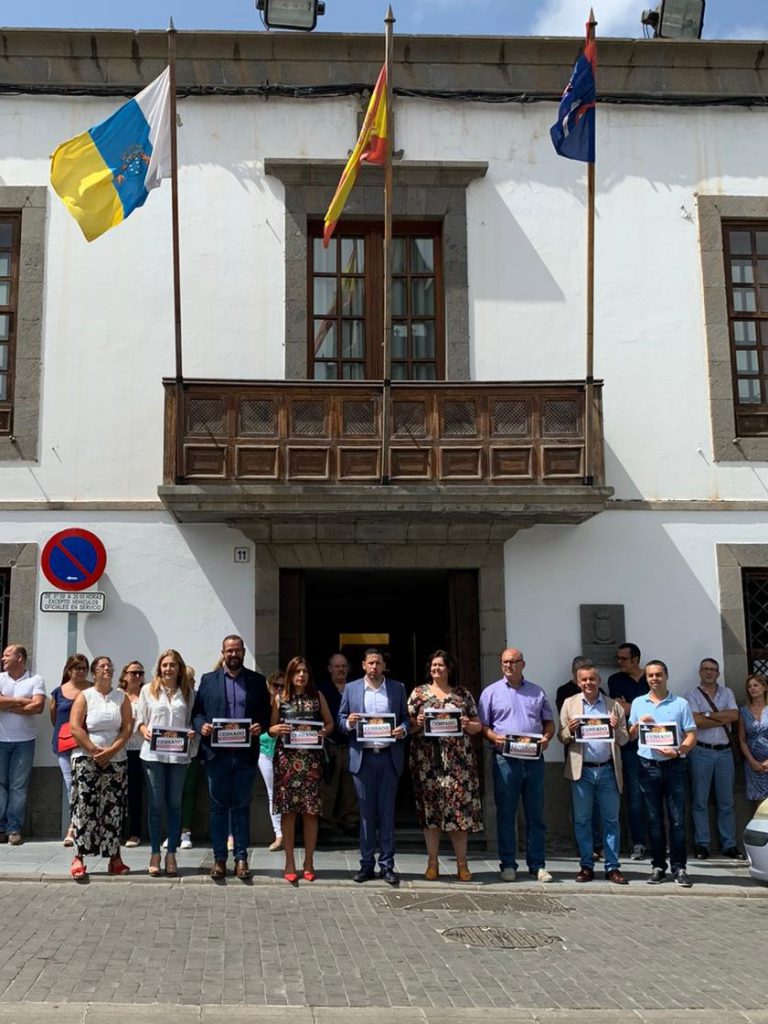 El Ayuntamiento de Telde se sumó este viernes a la Huelga Mundial por el Clima