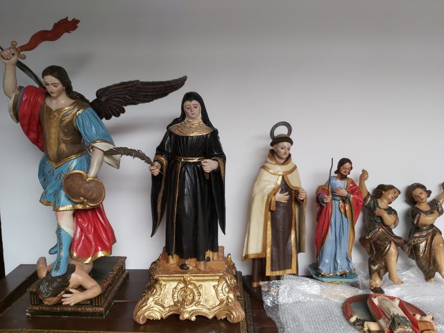 Un museo en la clausura de las Carmelitas de la Antigua Observancia 5 Obras restauradas por los Alumnos del Grado de restaruración de la Urg de Carmen Bermúdez